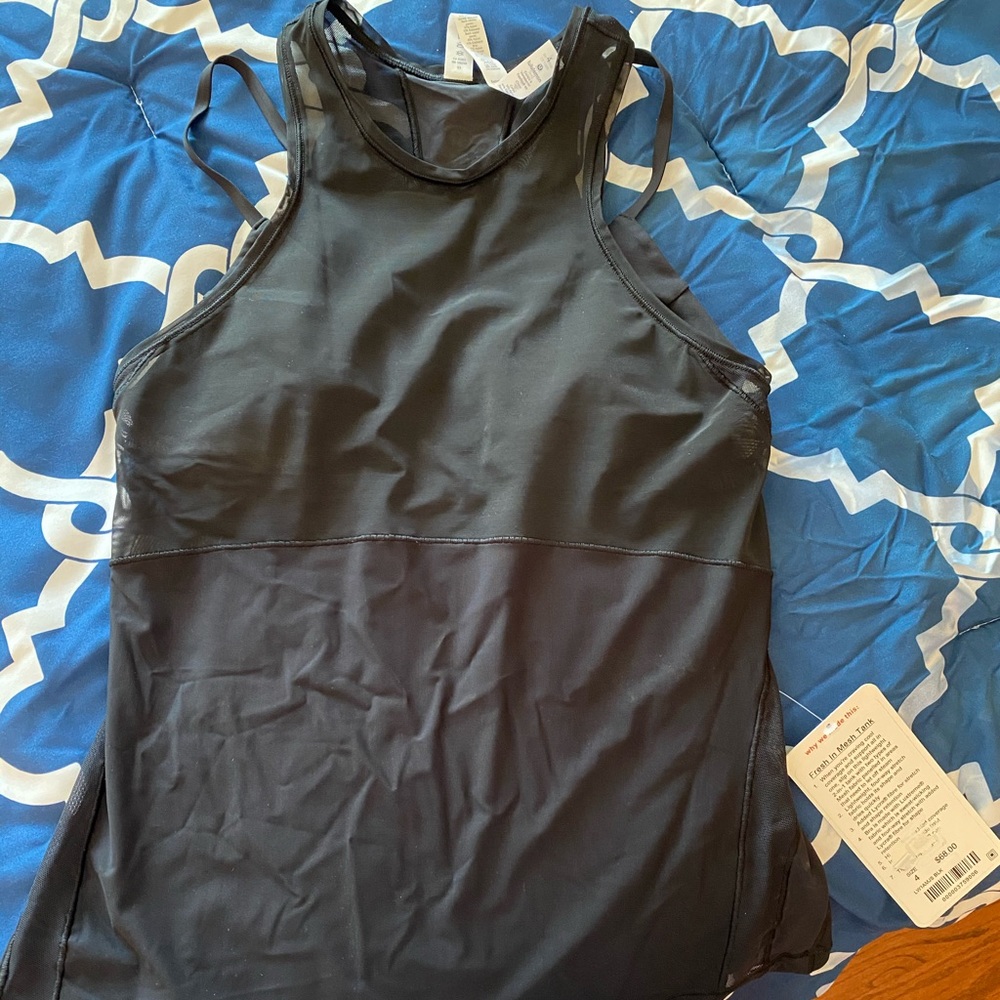 Lululemon Fresh in Mesh Tank